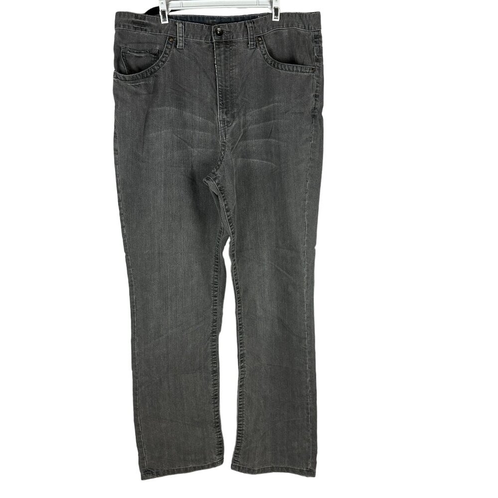 JF Relaxed Straight Fit Men's Jeans 40x36 Comfortable Gray Denim